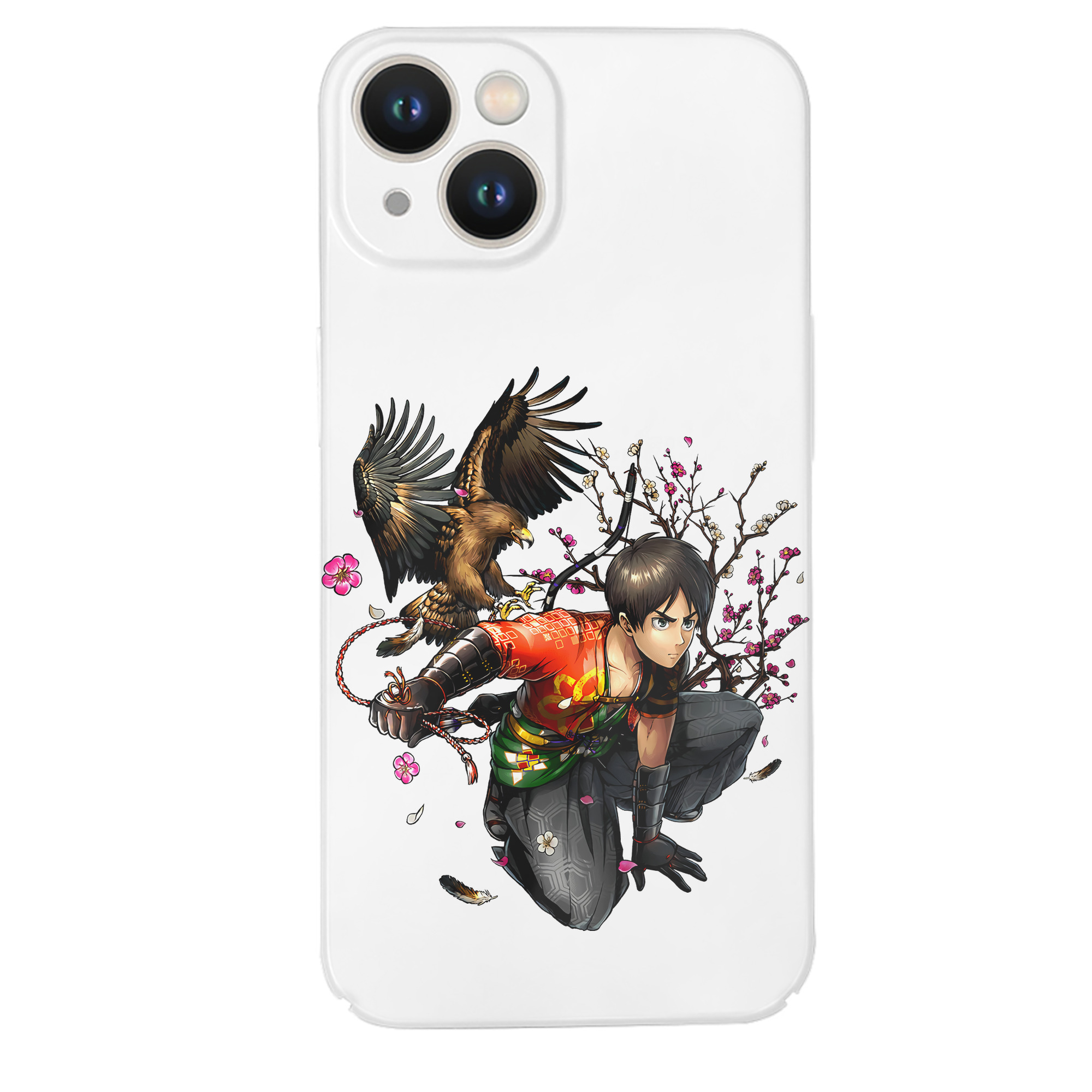 （画像用） 進撃の巨人 エレン･イェーガー Attack on Titan Eren Jäger 【iPhone 14シリーズ対応】ハードケース
